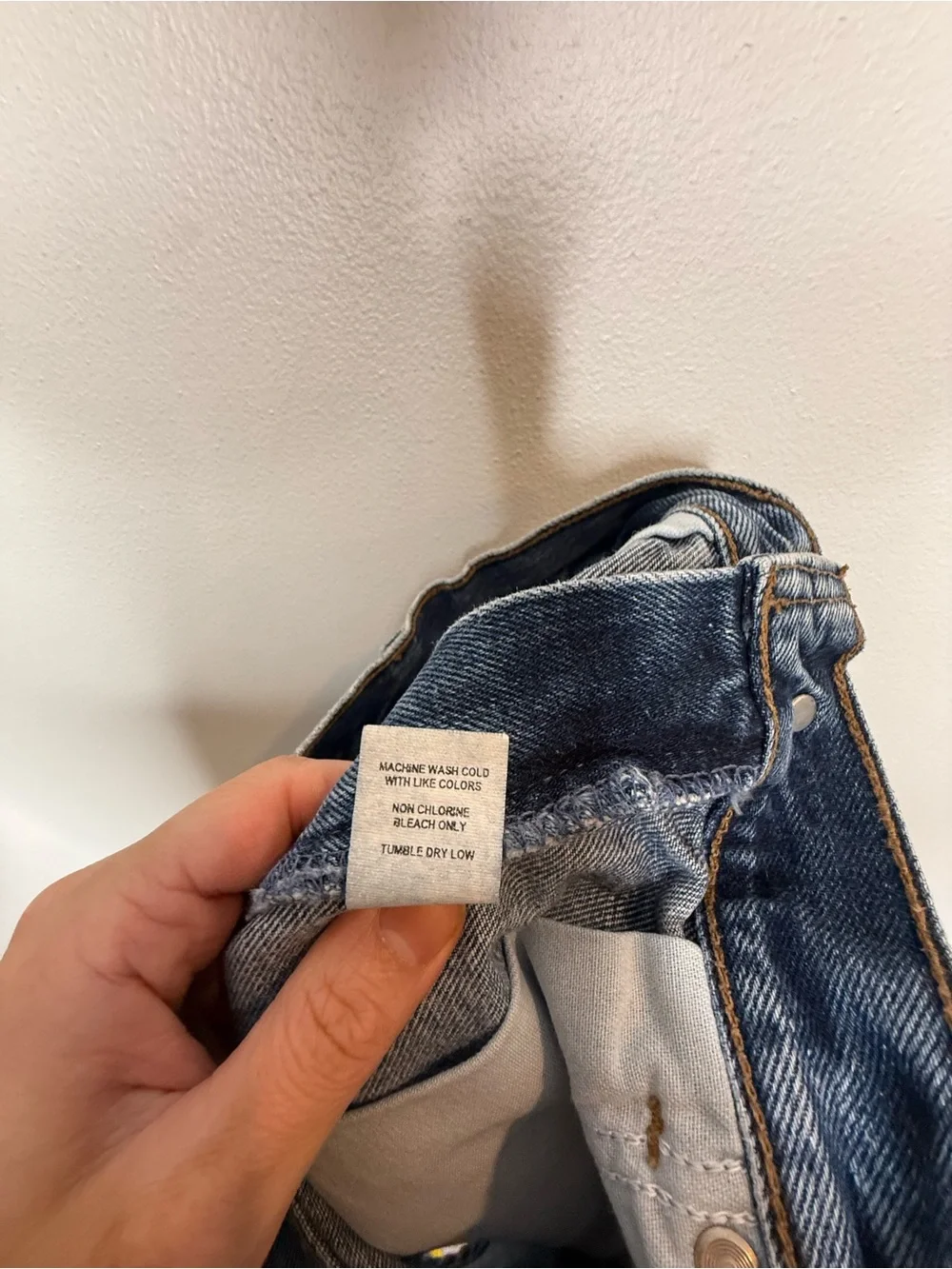 Vintage J. Crew Made in USA 100% Cotton Denim Mini Shorts size 4